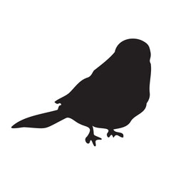 小鳥のシルエットアイコン