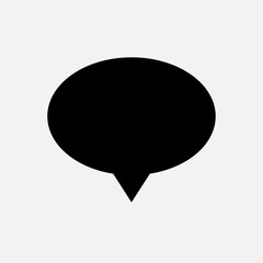 Bubble Speech Icon. Talk and Chat Illustration. Applied as Trendy Symbol for Design Elements, Websites, Presentation, or
 Application -  Vector.    