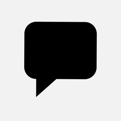 Bubble Speech Icon. Talk and Chat Illustration. Applied as Trendy Symbol for Design Elements, Websites, Presentation, or
 Application -  Vector.    