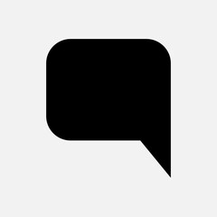 Bubble Speech Icon. Talk and Chat Illustration. Applied as Trendy Symbol for Design Elements, Websites, Presentation, or
 Application -  Vector.    