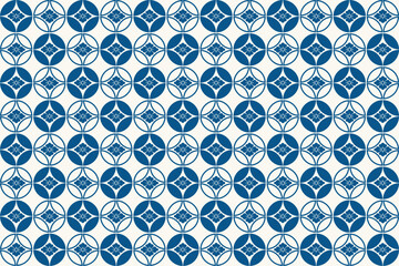 日本風イラスト背景☆七宝模様☆ベクター素材