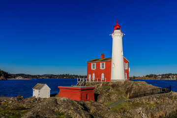 Fototapeta na wymiar Fisgard Lighthouse National Historic Site