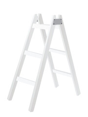 White home ladder. vector illustration