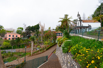 park landscape view. park landscape with nobody. image of park landscape.