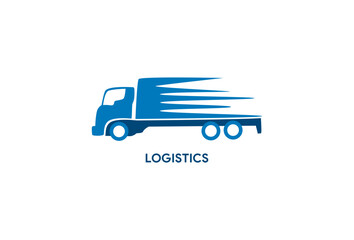 Illustration Vector graphic of Trucking fit for Expedition,Logistics,Delivery Logo design etc.