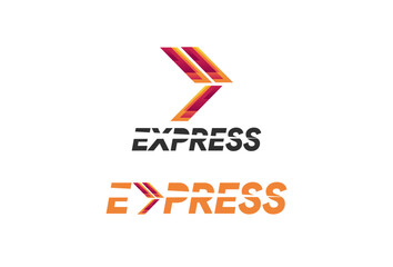 Illustration Vector graphic of express fit for Expedition,Logistics,Delivery Logo design etc.