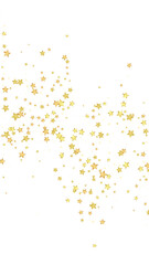 Magic stars vector overlay.  Gold stars scattered