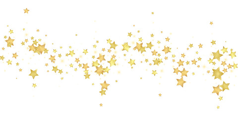 Magic stars vector overlay.  Gold stars scattered