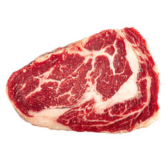 Fresh raw marbled beef meat steak