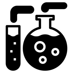 chemicals glyph icon