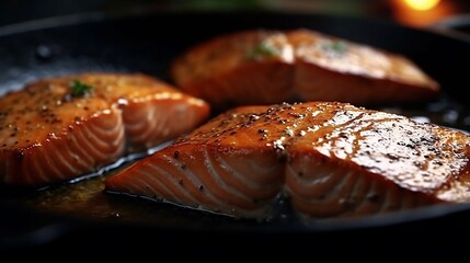 Grilled Salmon, delicious Salmon grilled