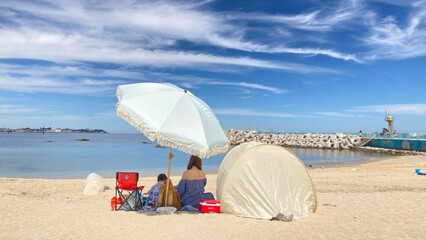 Obraz premium 해변