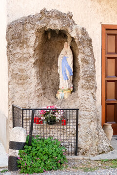 Madonna madonnina tabernacle cave characteristic religion catholic christian votive christianity italy italian