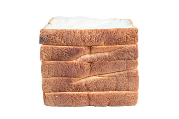 slice of toast isolated