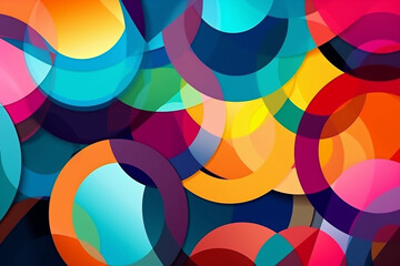 Obraz premium Abstract Colourful Background | Generative Ai 
