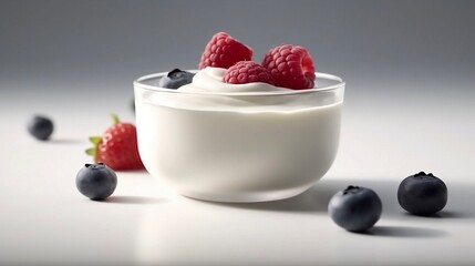 yogurt with berries