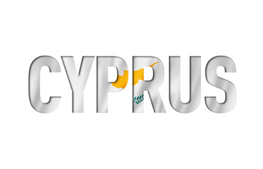 cyprus flag text font