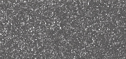 Dotwork noise pattern vector background. Black stipple dots and strips. Abstract noise dotwork pattern. Sand grain effect. Black dots grunge banner. Stipple spots. Stochastic dotted vector background.