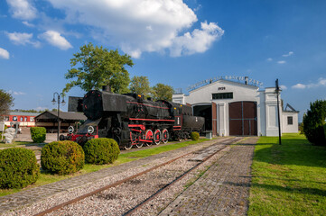 Railway Museum in Koscierzyna, Pomeranian Voivodeship, Poland.