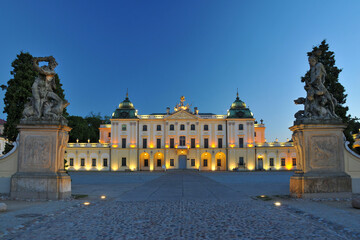 Bialystok - the largest city in northeastern Poland and the capital of the Podlaskie Voivodeship. Branicki Palace, also known as the Polish Versailles.