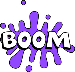 Boom Comic Sticker