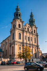Church of St. Franciszek Seraficki. Poznan, Greater Poland Voivodeship, Poland. - obrazy, fototapety, plakaty