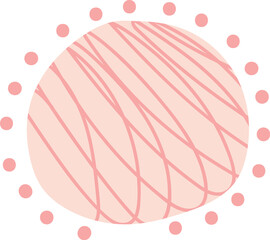 Abstract Round Flower Head