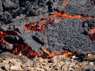 Volcano eruption  in Mt. Fagradalsfjall August 2022
