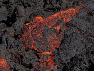 Volcano eruption  in Mt. Fagradalsfjall August 2022
