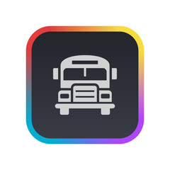 School Bus - Pictogram (icon) 
