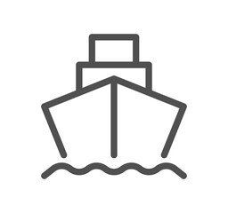 Travel and tourism icon outline and linear symbol.	
