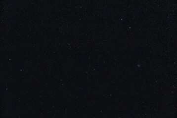 Starry Milky Way skies photographed with wide angle lens.