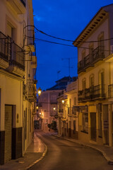 Different views of Nerja a Mediterranean coastal town in the city of Malaga in the Andalusia region of Spain