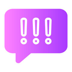 alert gradient icon
