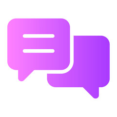 chat gradient icon