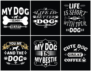 DOG SVG CUT FILES BUNDLE DESIGN