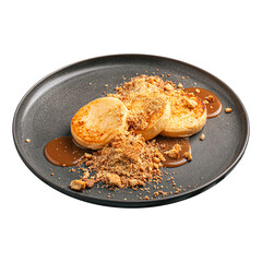 pancakes syrniki with cookie crumbles png