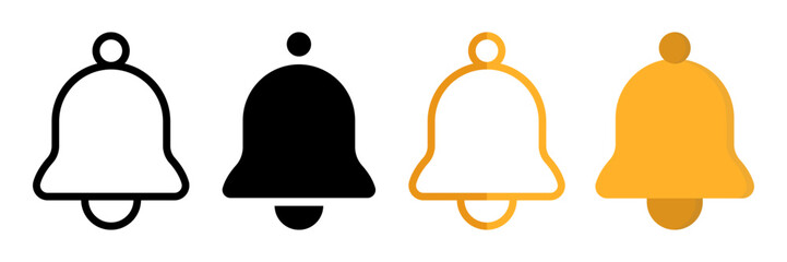 Notification icon. sign for mobile concept and web design. vector illustration