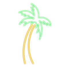 Palm Tree Neon © Nursayanti-images