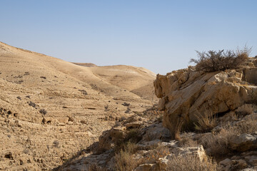 A Landscape of the Judea Desert, Israel