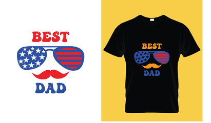 BEST DAD WAVY,RETRO,TYPOGRAPHY,VINTAGE T SHIRT DESIGN