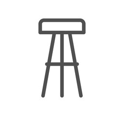 Fototapeta premium Furniture and household related icon outline and linear symbol. 