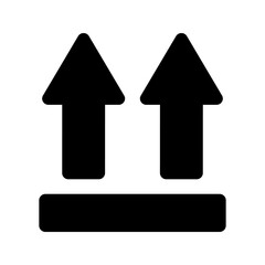 This Side Up icon. sign for mobile concept and web design. vector illustration