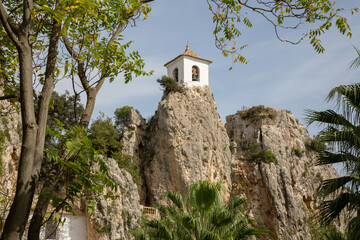 Church on Peak, Guadalest; Alicante; Spain