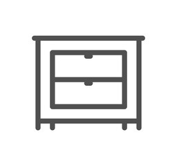 Cooking and kitchen related icon outline and linear symbol.	
