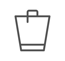 Cooking and kitchen related icon outline and linear symbol.	
