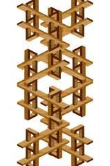 Abstract structure made from wood. Abstract background. Abstract texture