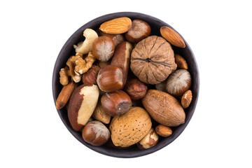 Nuts mix in bowl