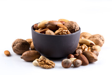 Nuts mix in bowl