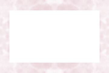 淡い赤色の水面のような模様のフレーム素材(透過)